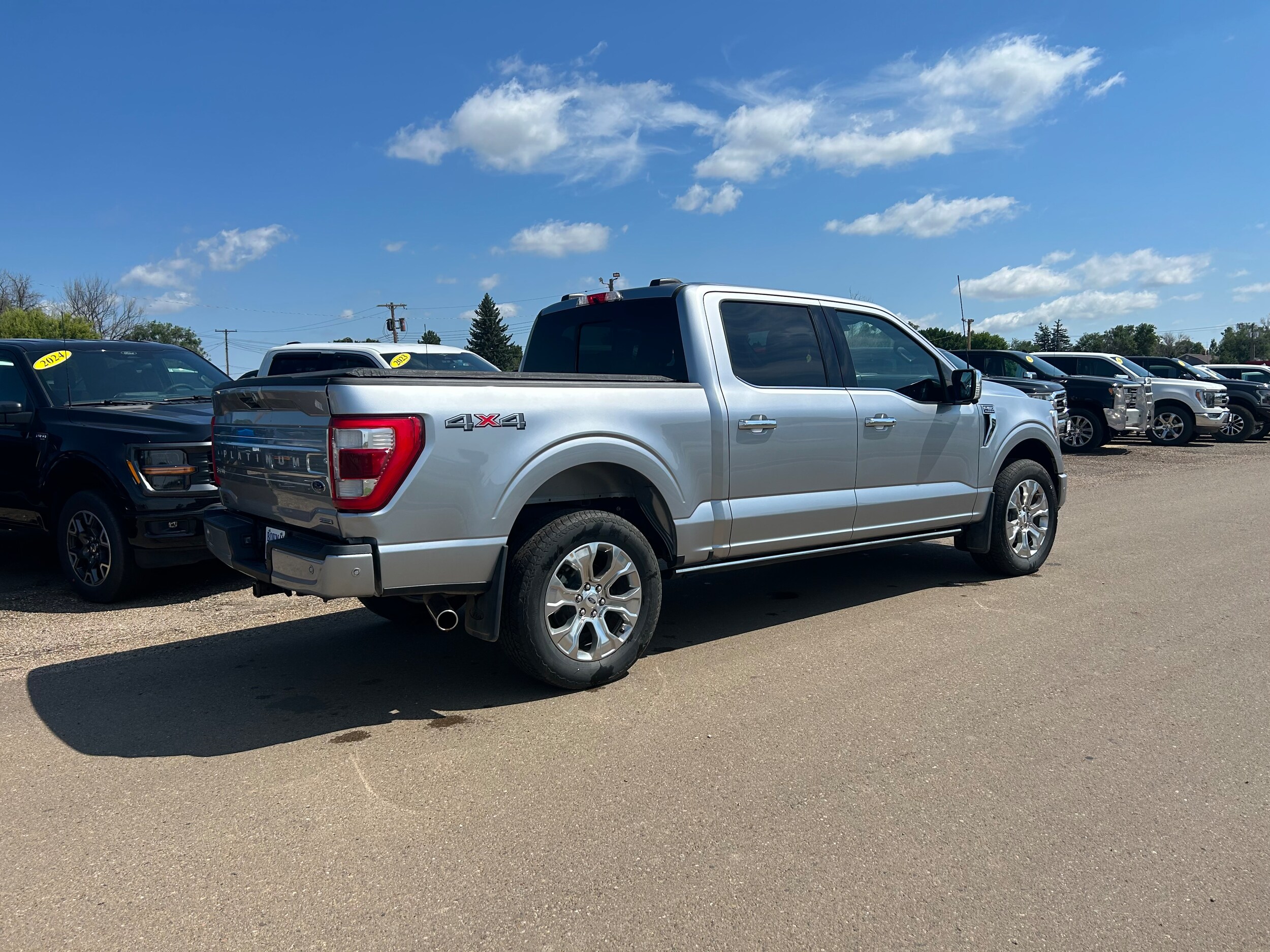 Used 2022 Ford F-150 Platinum with VIN 1FTFW1E8XNFB80315 for sale in Bowman, ND