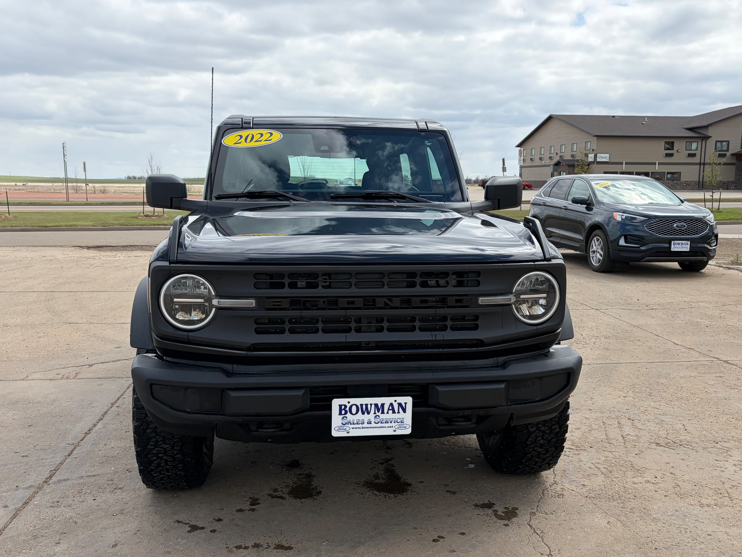 Used 2022 Ford Bronco 2-Door Base with VIN 1FMDE5AH6NLA75579 for sale in Bowman, ND