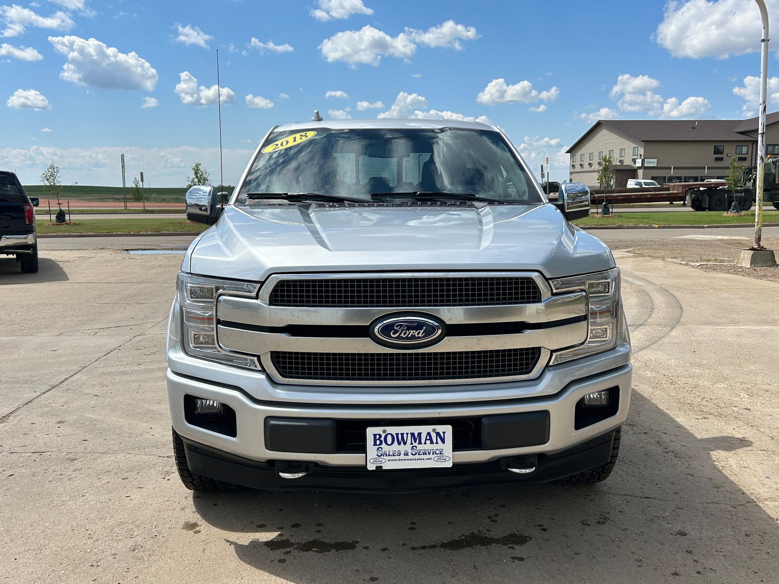 Used 2018 Ford F-150 Platinum with VIN 1FTEW1EG4JFB45007 for sale in Bowman, ND