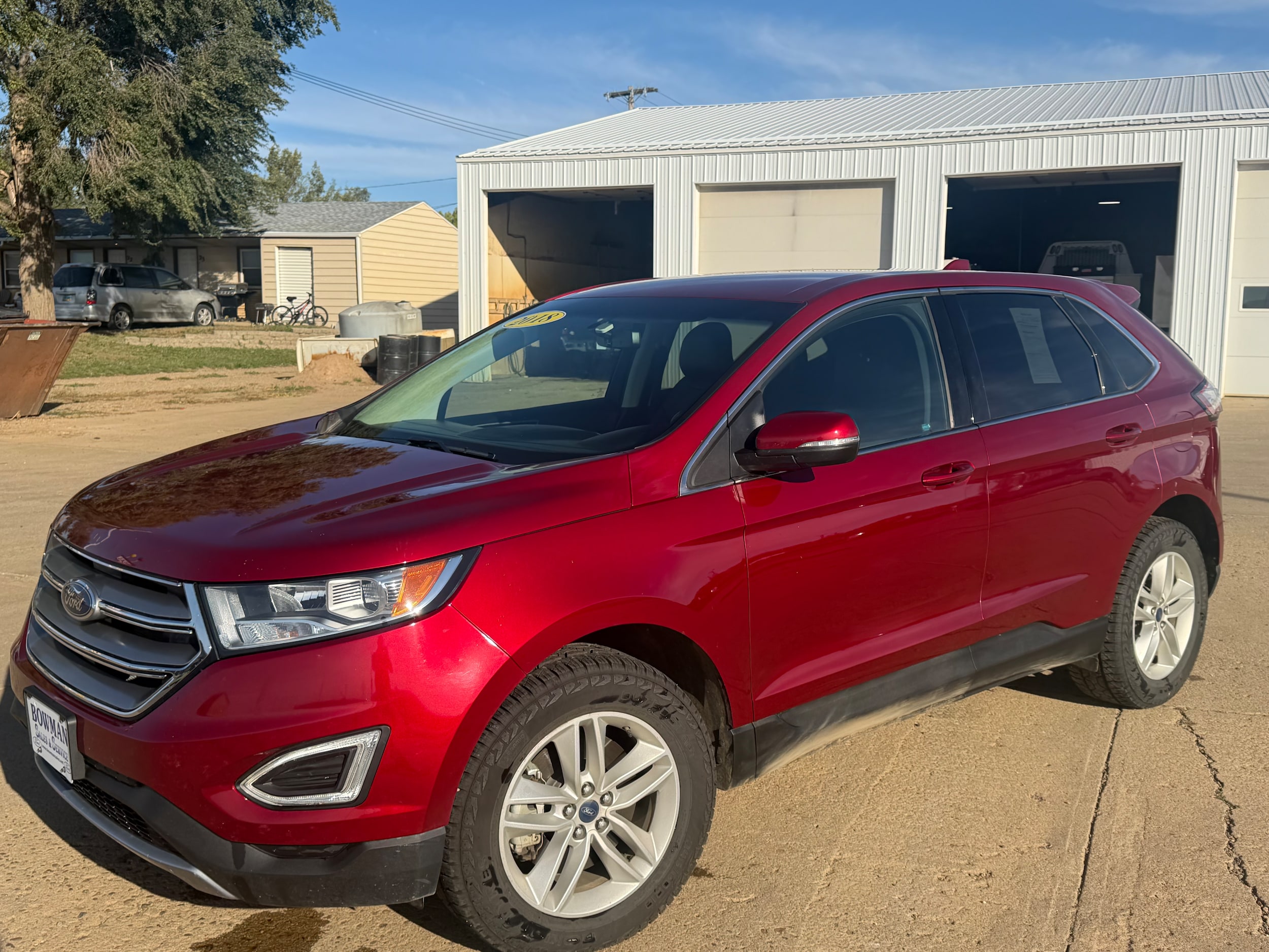 Used 2018 Ford Edge SEL with VIN 2FMPK4J87JBB59324 for sale in Bowman, ND