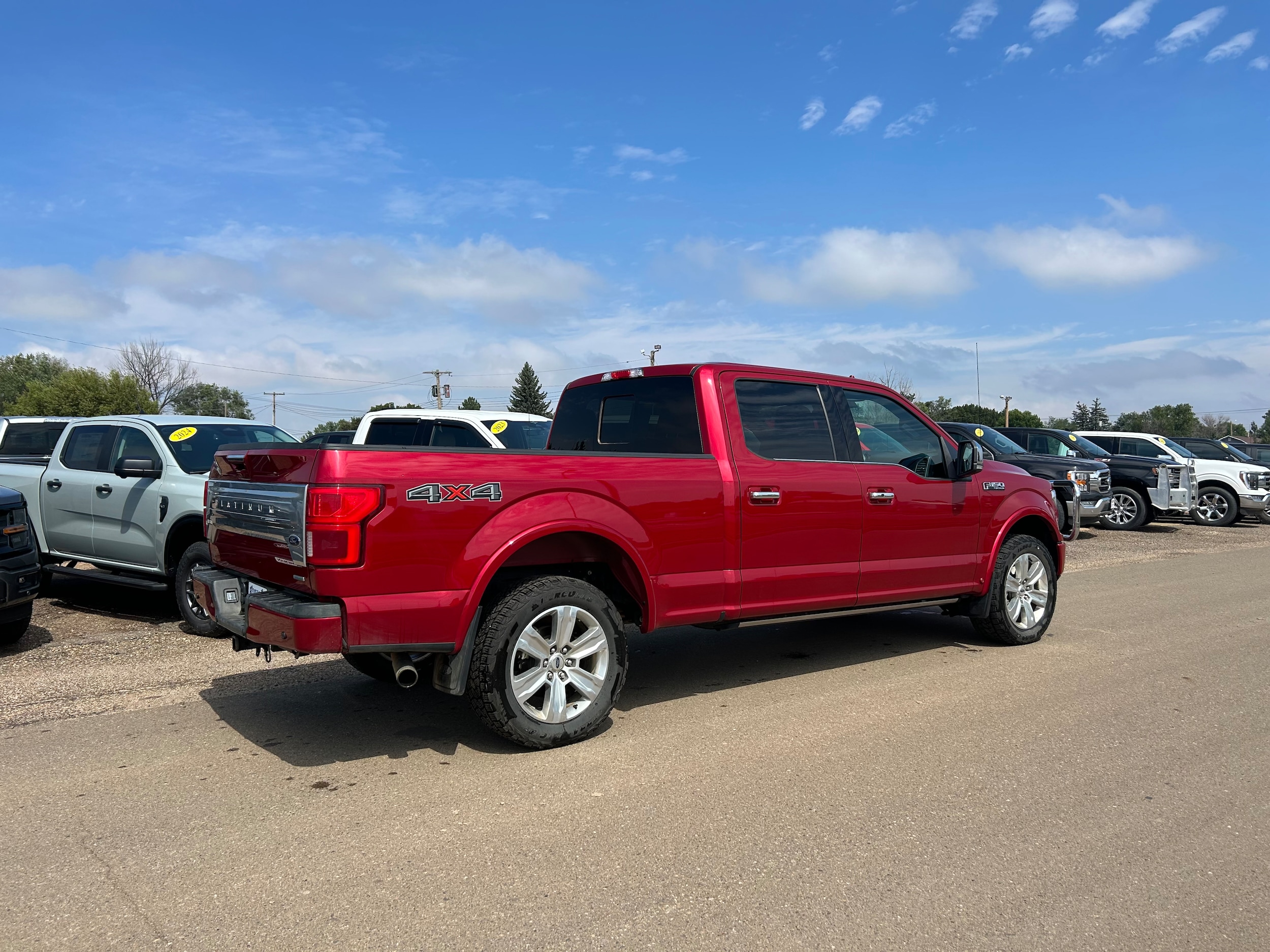 Used 2020 Ford F-150 Platinum with VIN 1FTFW1E46LFB87496 for sale in Bowman, ND