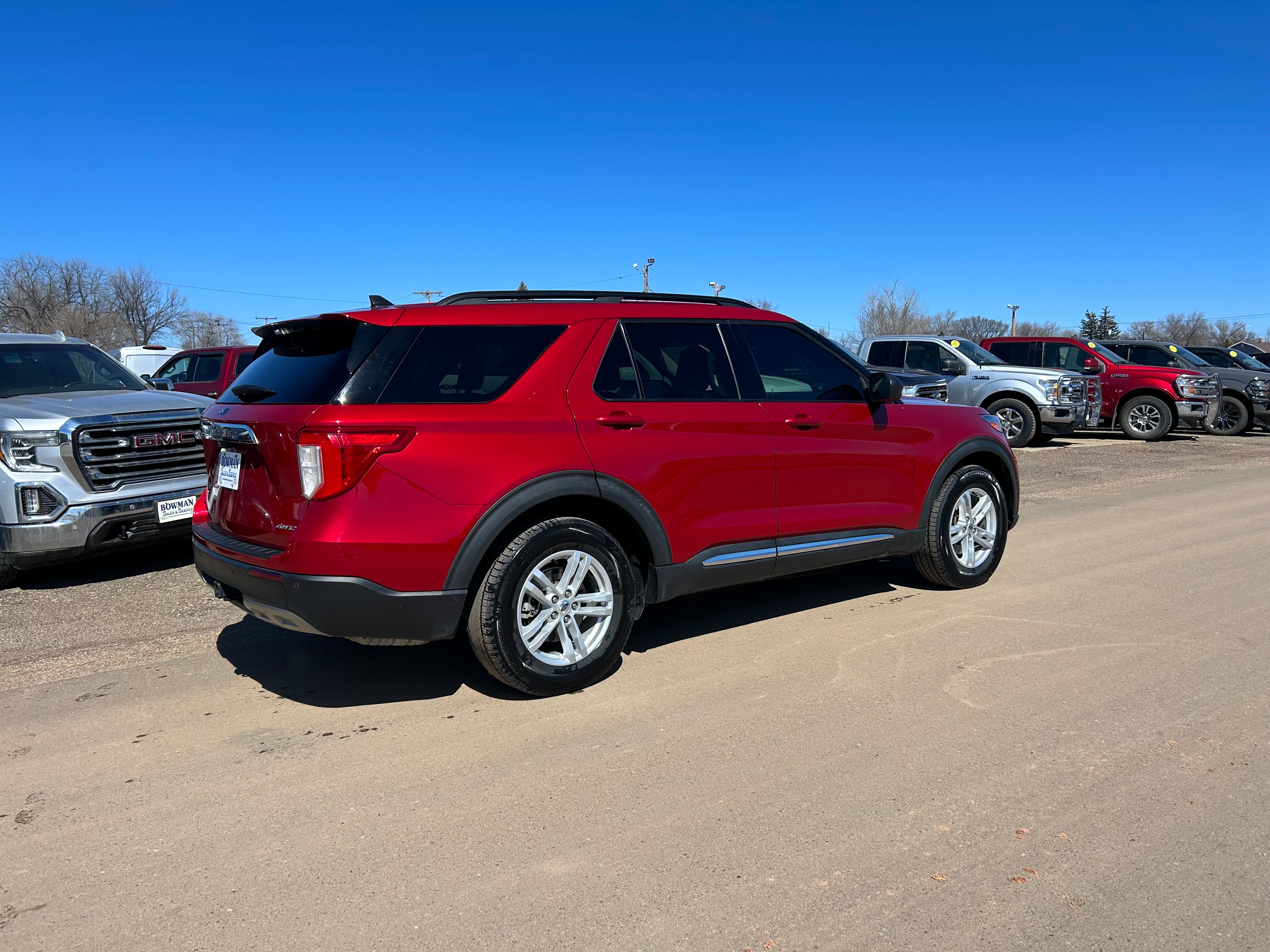 Used 2021 Ford Explorer XLT with VIN 1FMSK8DH3MGC33249 for sale in Bowman, ND