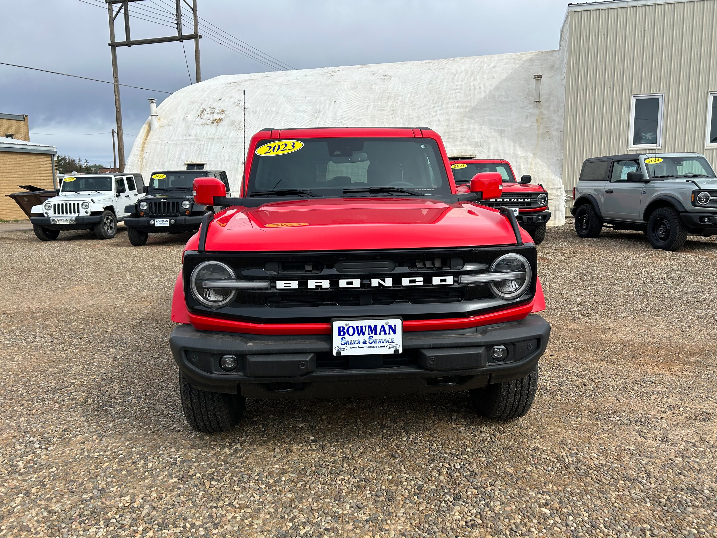 Used 2023 Ford Bronco 4-Door Outer Banks with VIN 1FMEE5DP4PLB56770 for sale in Bowman, ND