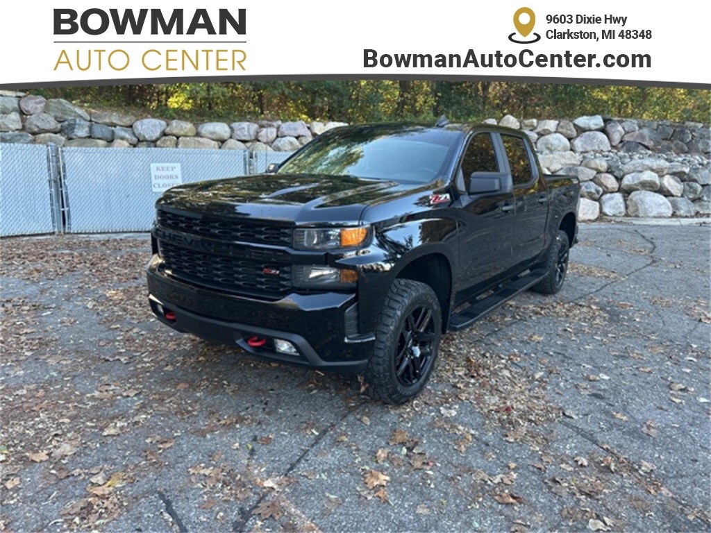 Used 2021 Chevrolet Silverado 1500 Custom Trail Boss Truck Crew Cab