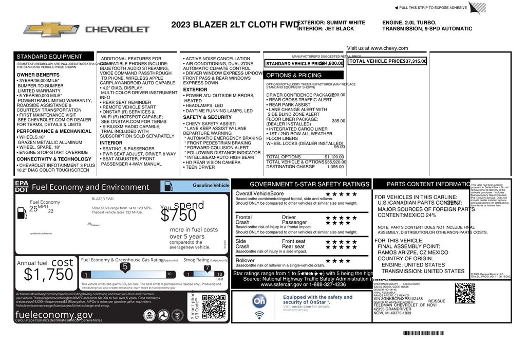 2023 Chevrolet Blazer 2LT - Photo 9