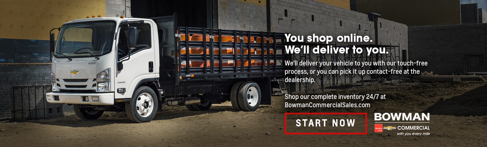 Chevy, Isuzu Truck Dealer in Clarkston MI Bowman Commercial