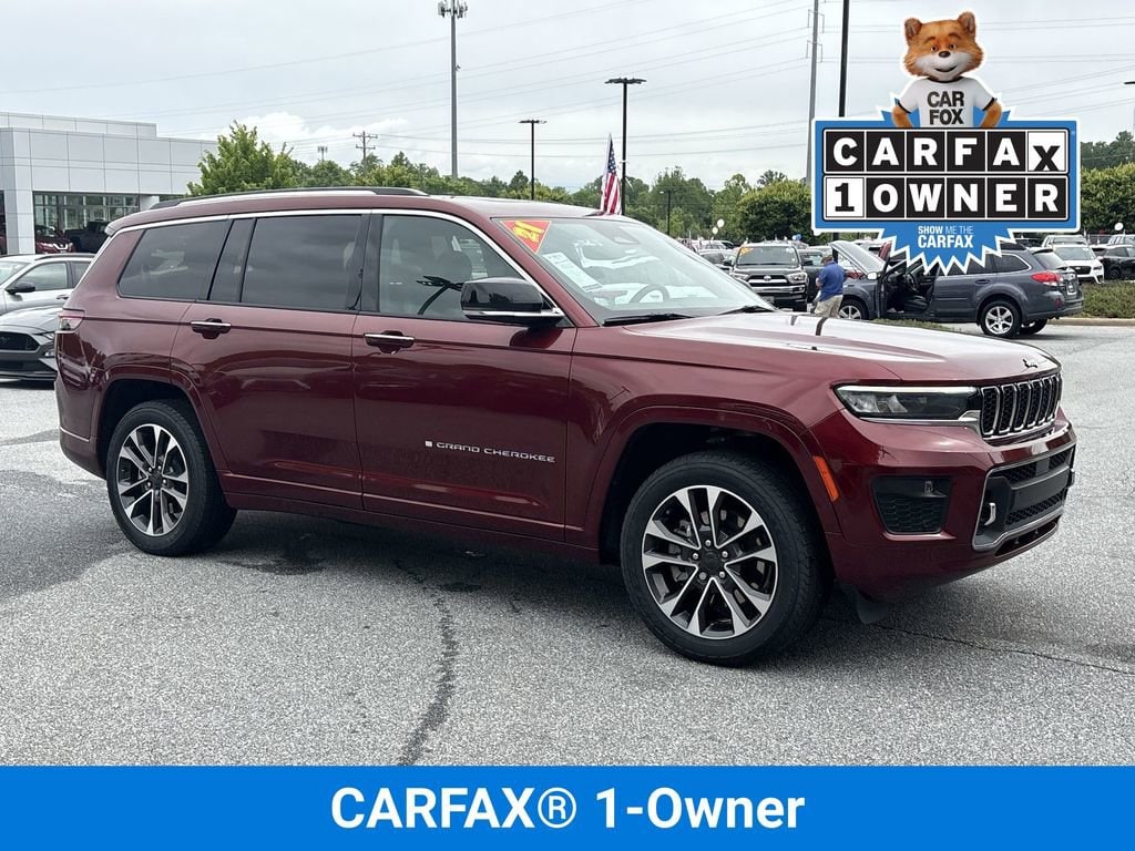 Used 2021 Jeep Grand Cherokee L Overland with VIN 1C4RJKDG2M8117335 for sale in Hendersonville, NC