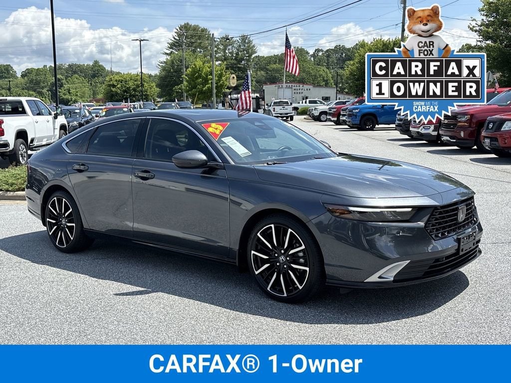 Used 2023 Honda Accord Hybrid Touring with VIN 1HGCY2F88PA061794 for sale in Hendersonville, NC