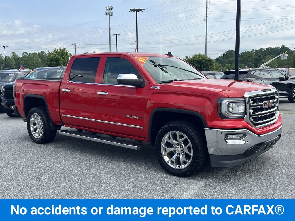 Used 2017 GMC Sierra 1500 SLT with VIN 3GTU2NEC6HG500828 for sale in Hendersonville, NC