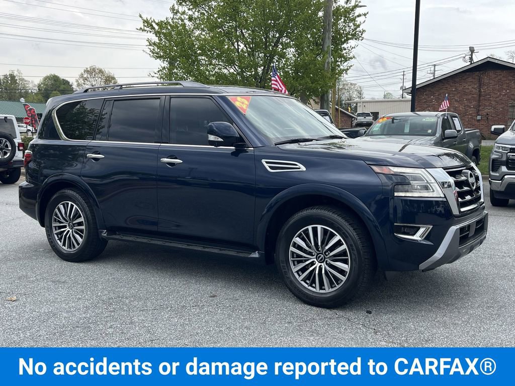 Used 2023 Nissan Armada SL with VIN JN8AY2BC5P9182014 for sale in Hendersonville, NC