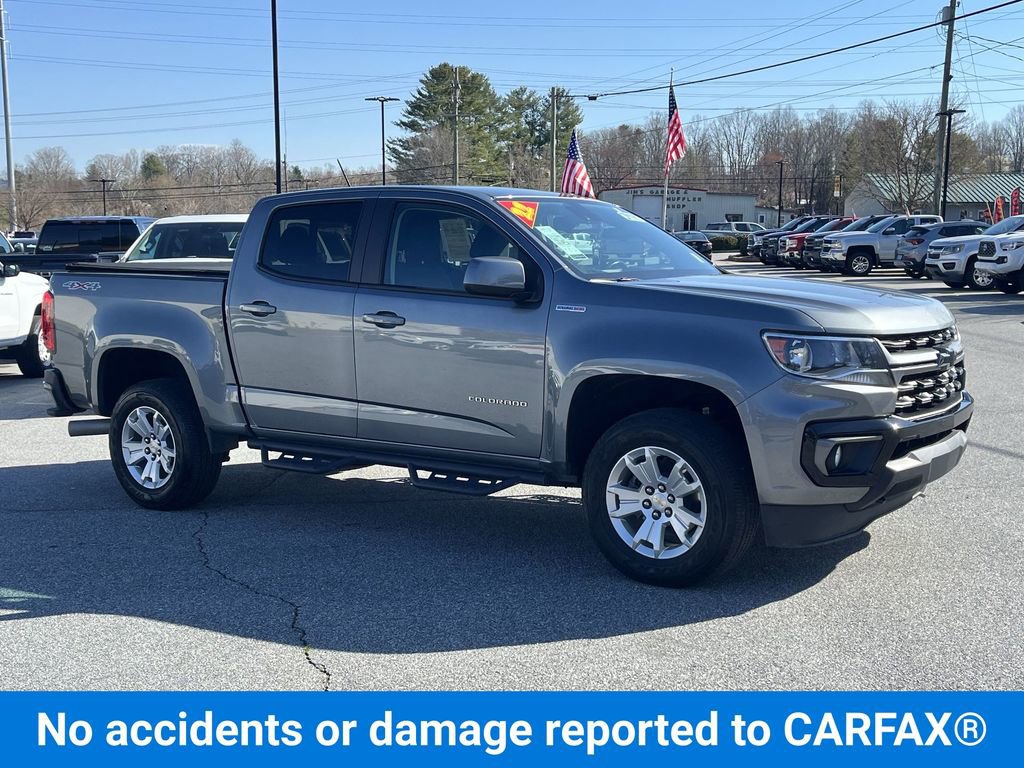 Used 2022 Chevrolet Colorado LT with VIN 1GCPTCE15N1125019 for sale in Hendersonville, NC