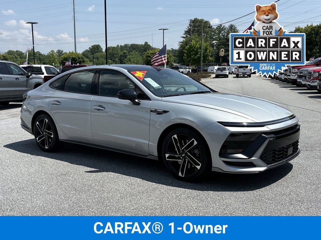 Used 2024 Hyundai Sonata N Line with VIN KMHL54JC6RA379054 for sale in Hendersonville, NC