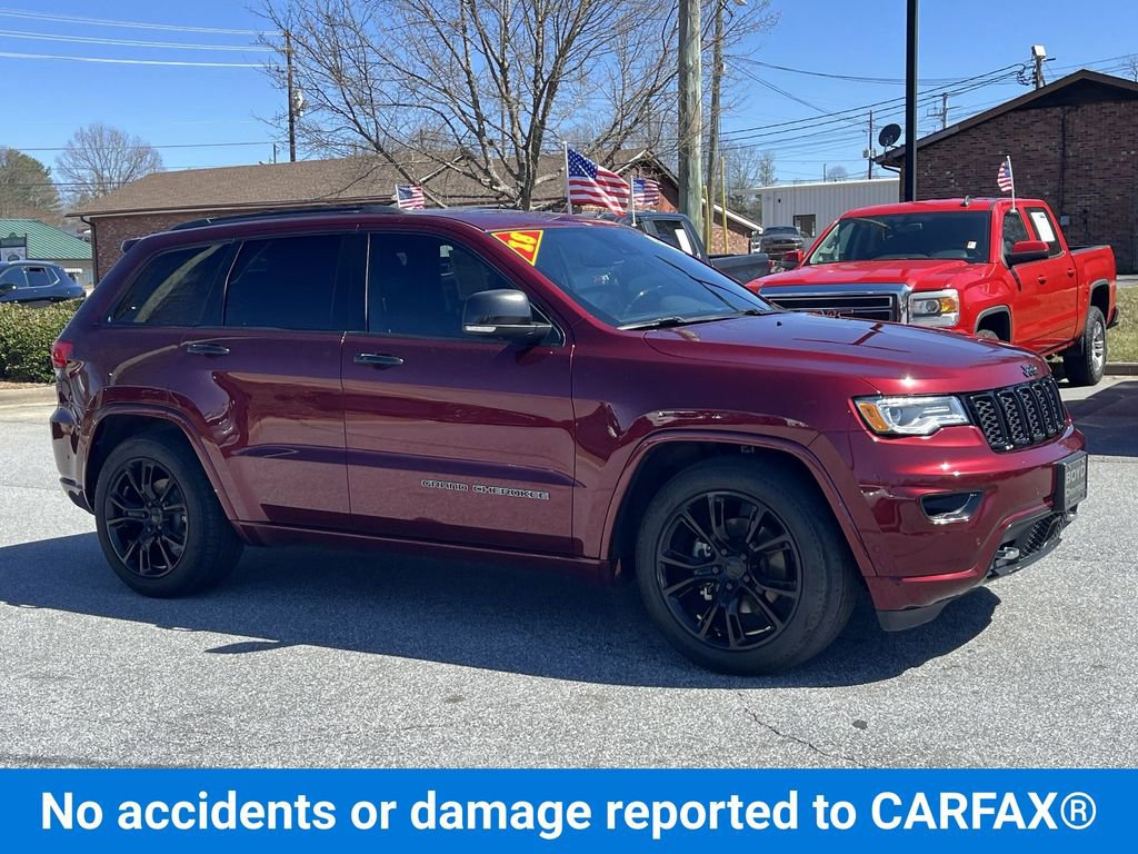 Used 2018 Jeep Grand Cherokee Overland with VIN 1C4RJFCG3JC358211 for sale in Hendersonville, NC