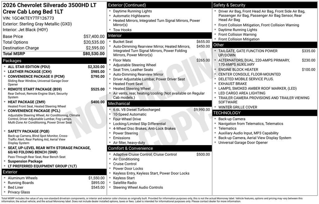 New 2026 Chevrolet Silverado 3500 HD LT Truck