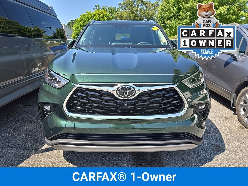 Used 2023 Toyota Highlander Platinum with VIN 5TDKDRAHXPS502060 for sale in Hendersonville, NC