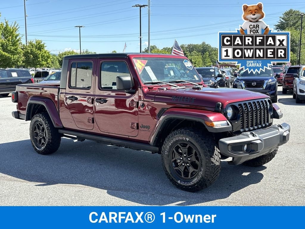 Used 2021 Jeep Gladiator WILLYS SPORT with VIN 1C6HJTAG2ML613410 for sale in Hendersonville, NC