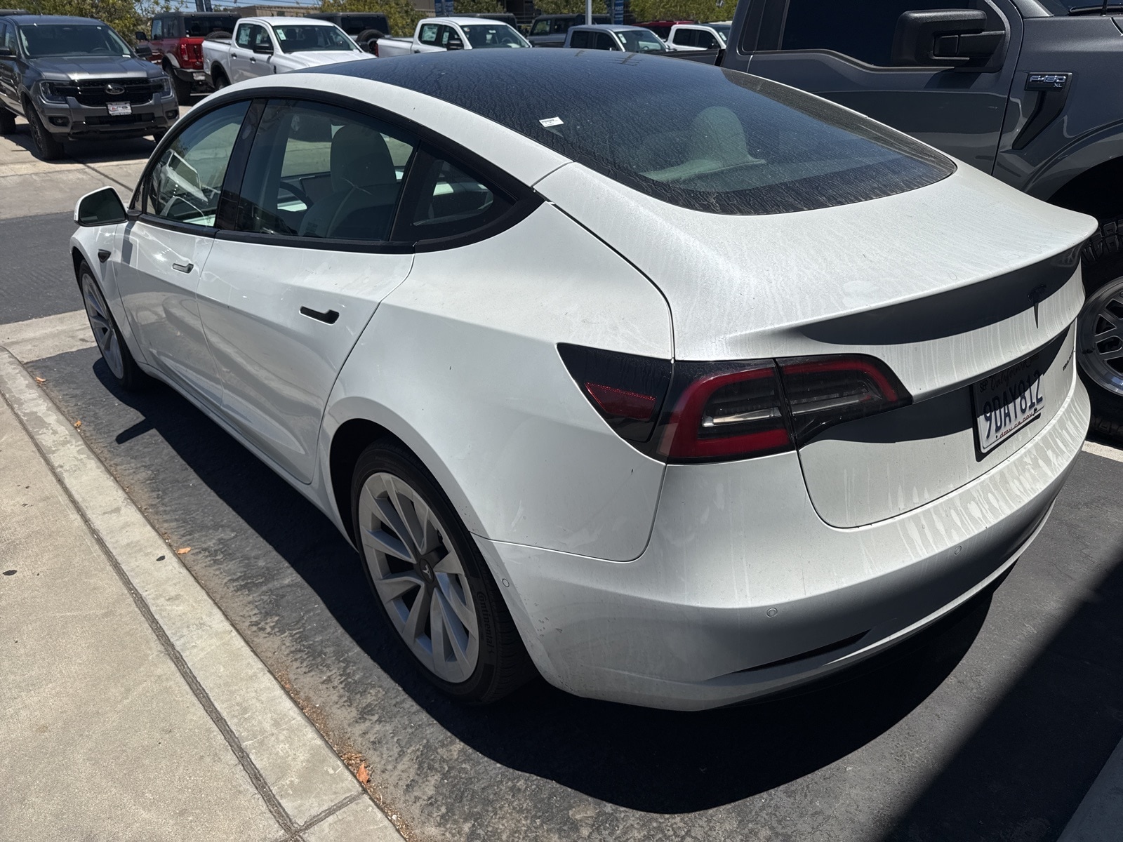Used 2022 Tesla Model 3 Long Range with VIN 5YJ3E1EB4NF361206 for sale in Long Beach, CA