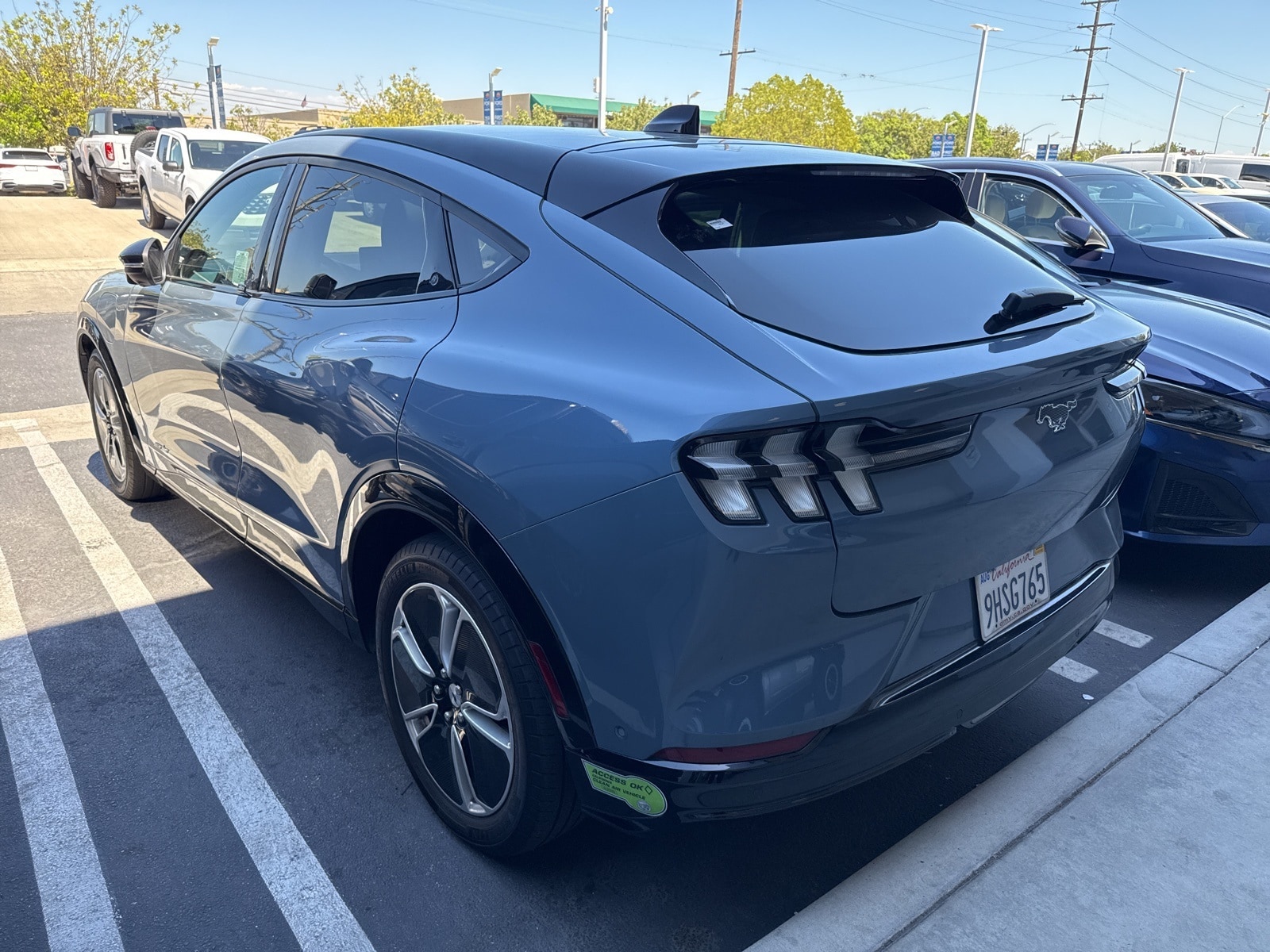Used 2023 Ford Mustang Mach-E Premium RWD with VIN 3FMTK3R47PMA72587 for sale in Long Beach, CA