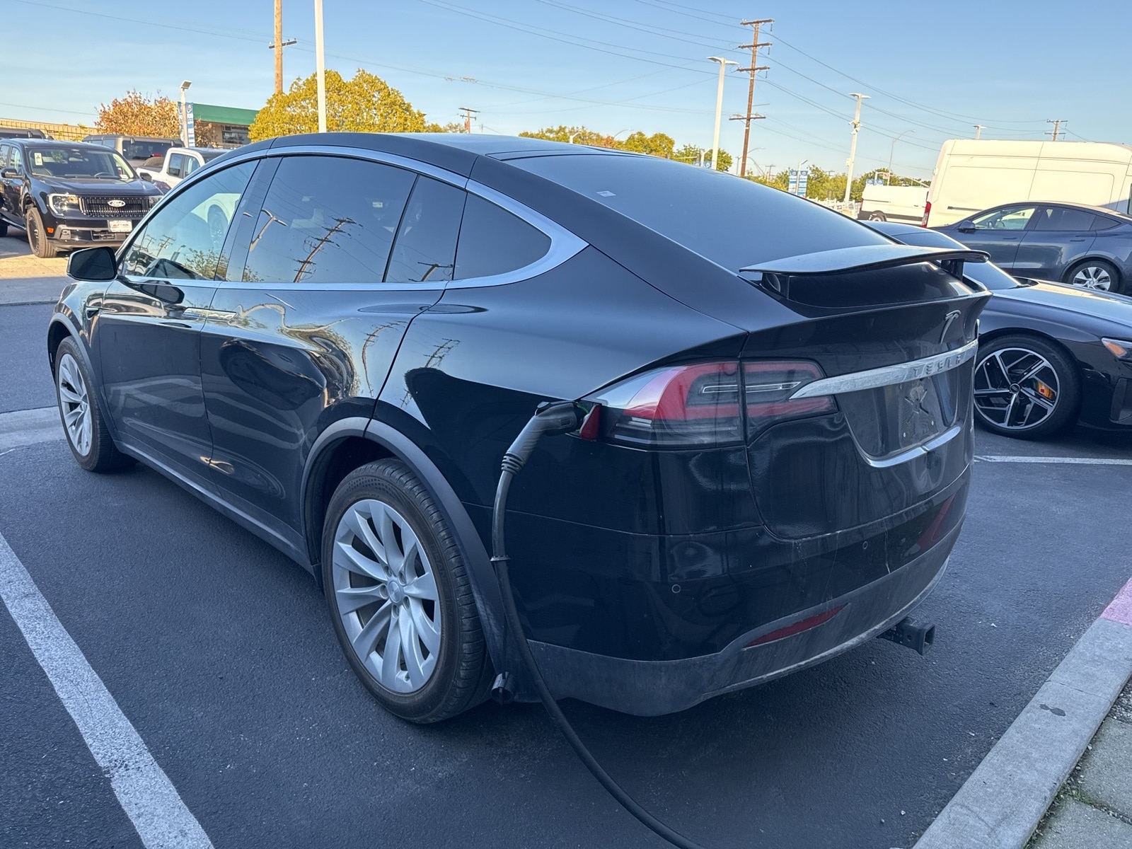 Used 2020 Tesla Model X Long Range with VIN 5YJXCBE27LF261756 for sale in Long Beach, CA
