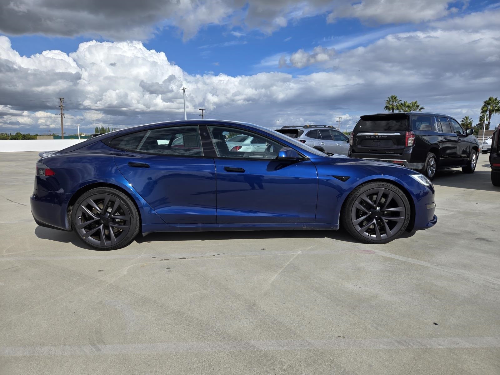Used 2021 Tesla Model S Plaid with VIN 5YJSA1E6XMF433857 for sale in Long Beach, CA