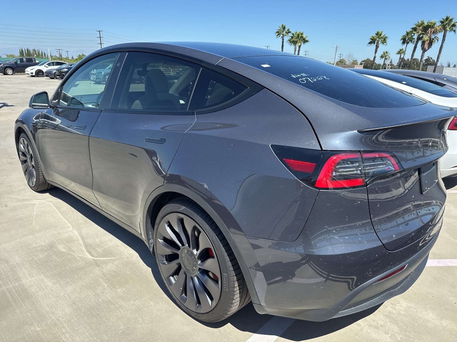 Used 2021 Tesla Model Y Performance with VIN 5YJYGDEF7MF072128 for sale in Long Beach, CA