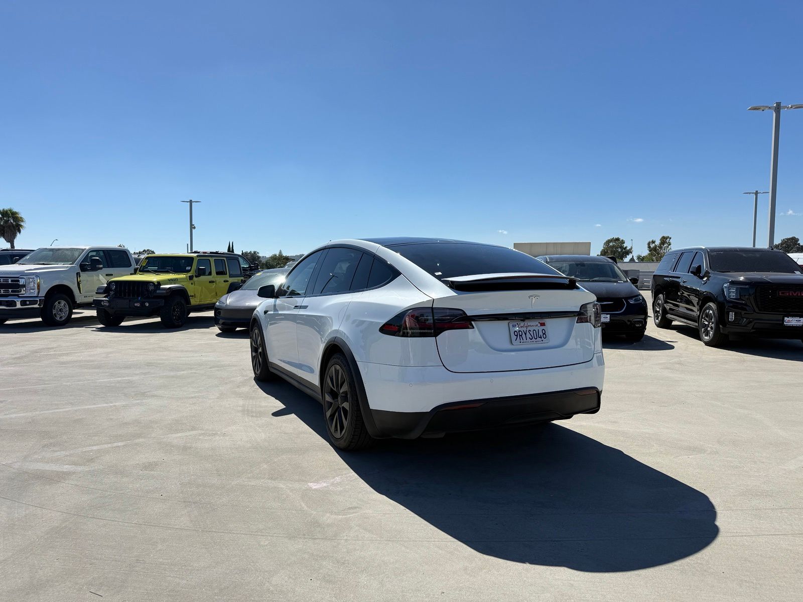 Used 2022 Tesla Model X Long Range with VIN 7SAXCBE58NF361932 for sale in Long Beach, CA
