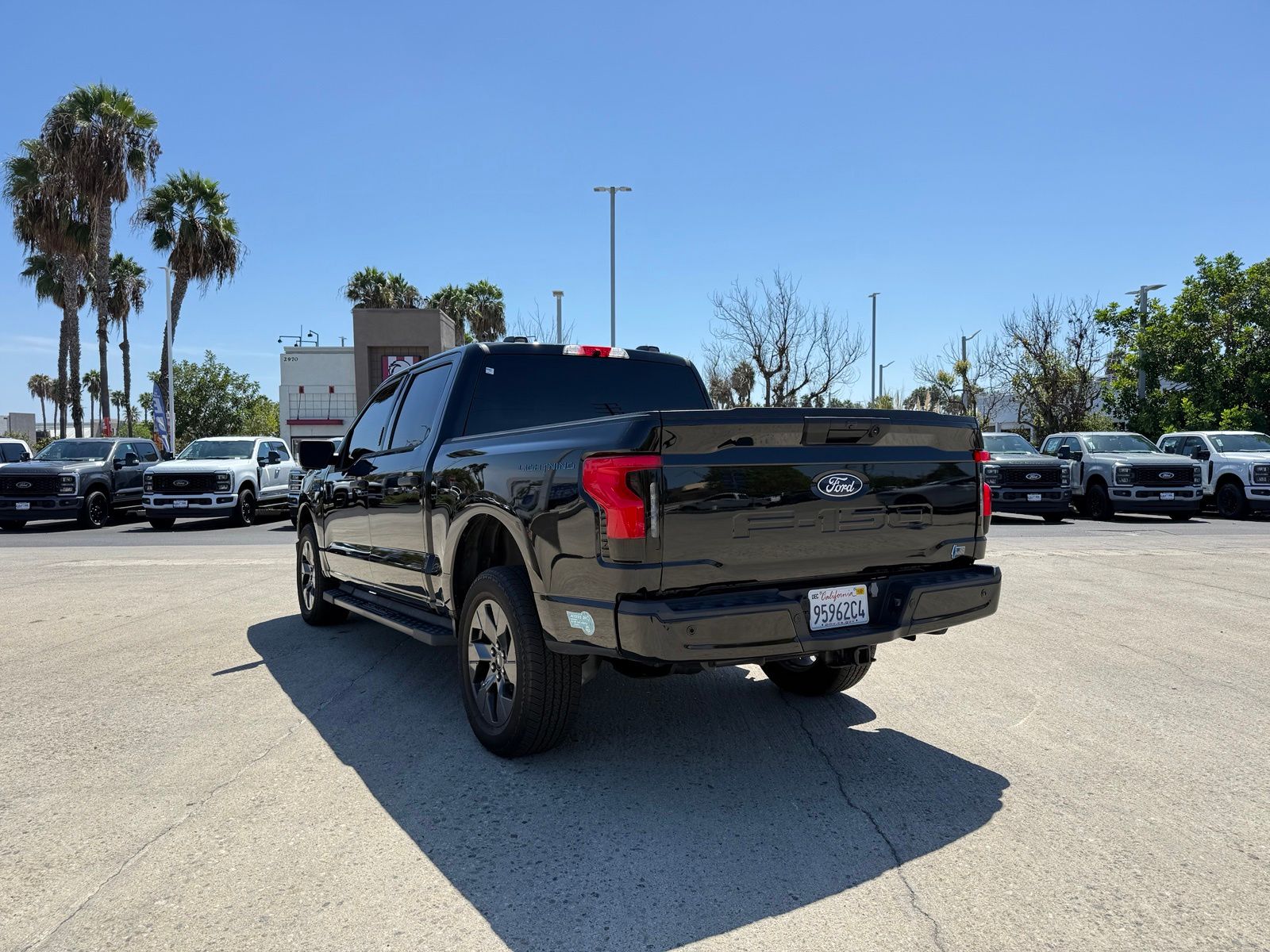 Used 2024 Ford F-150 Lightning XLT with VIN 1FTVW3LKXRWG20092 for sale in Long Beach, CA