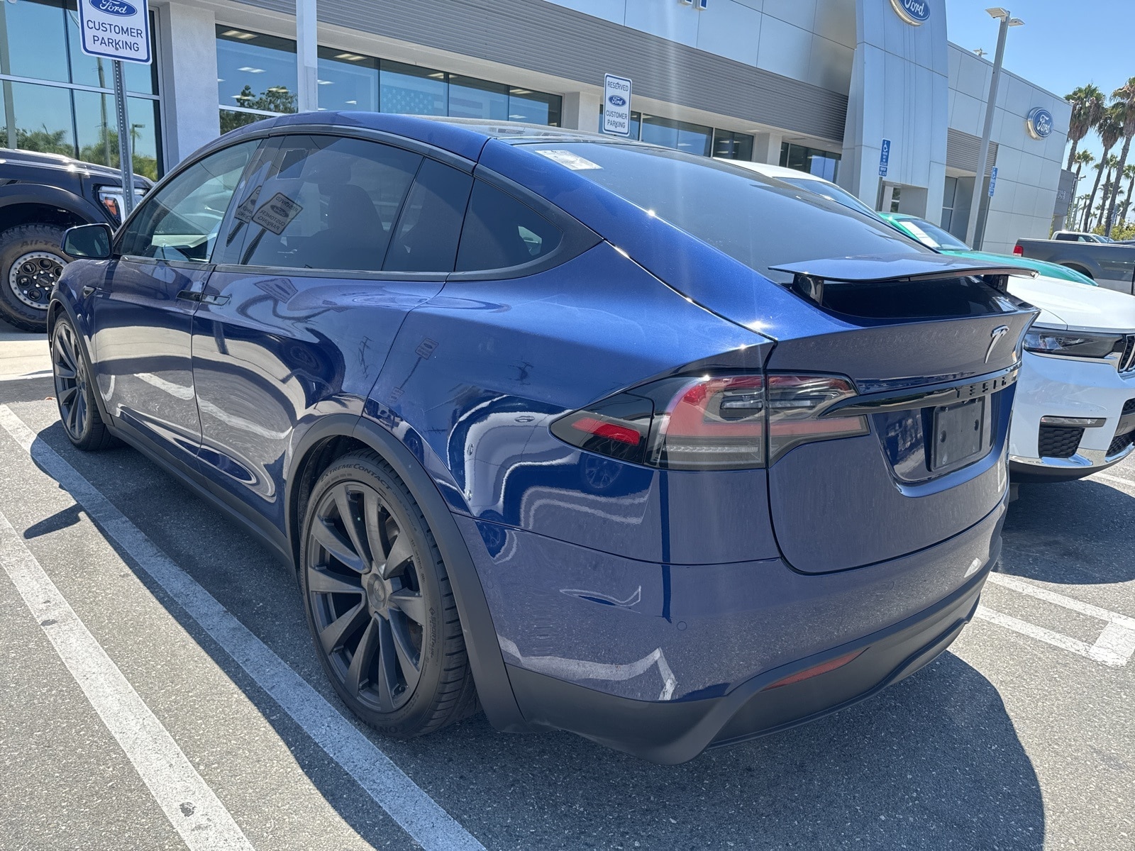 Used 2022 Tesla Model X Plaid with VIN 7SAXCBE68NF343813 for sale in Long Beach, CA
