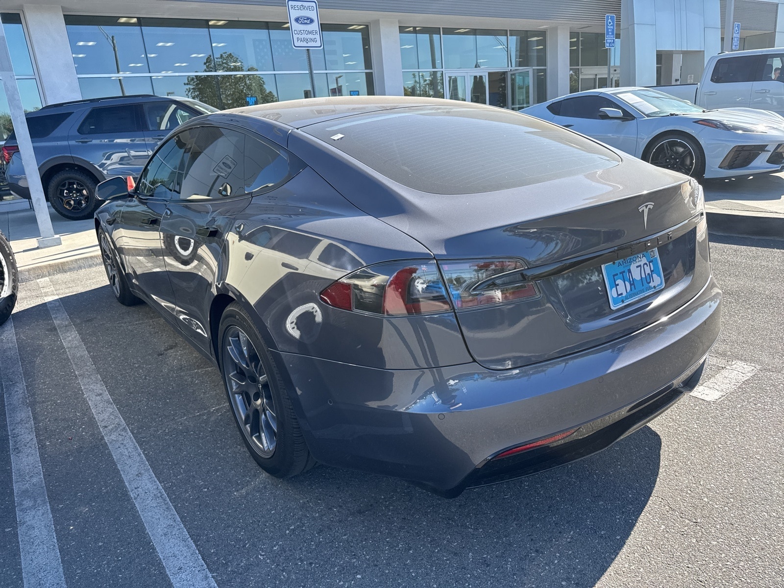 Used 2021 Tesla Model S Long Range Plus with VIN 5YJSA1E50MF453476 for sale in Long Beach, CA