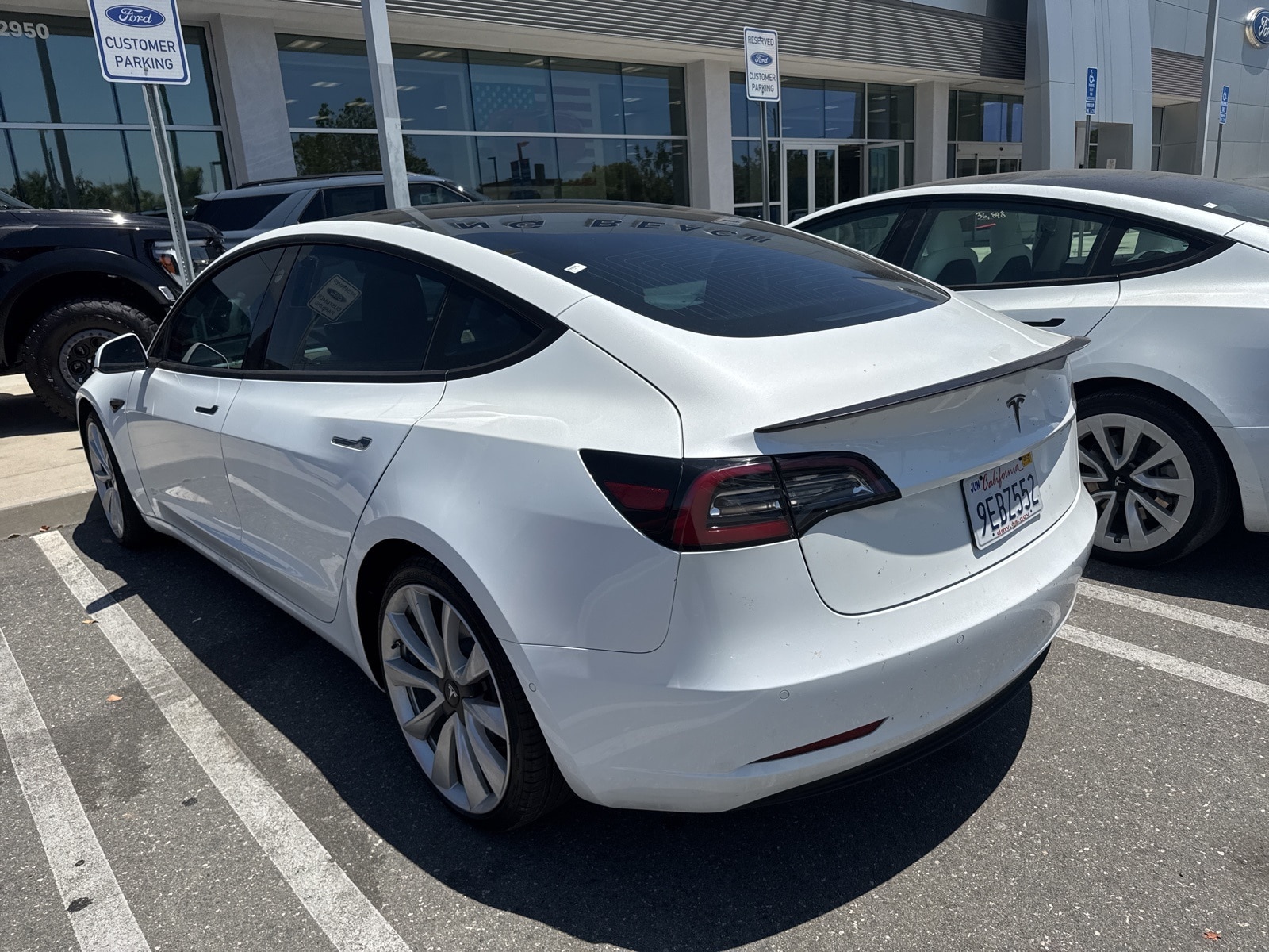 Used 2019 Tesla Model 3 Base with VIN 5YJ3E1EB7KF367349 for sale in Long Beach, CA