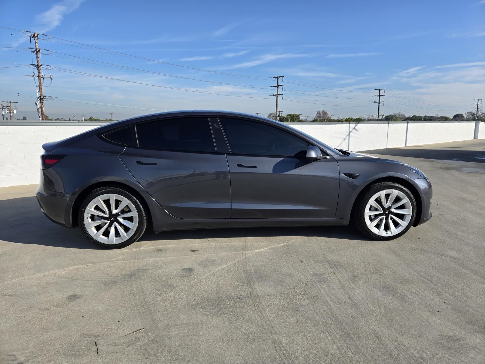 Used 2021 Tesla Model 3 Base with VIN 5YJ3E1EB4MF045061 for sale in Long Beach, CA