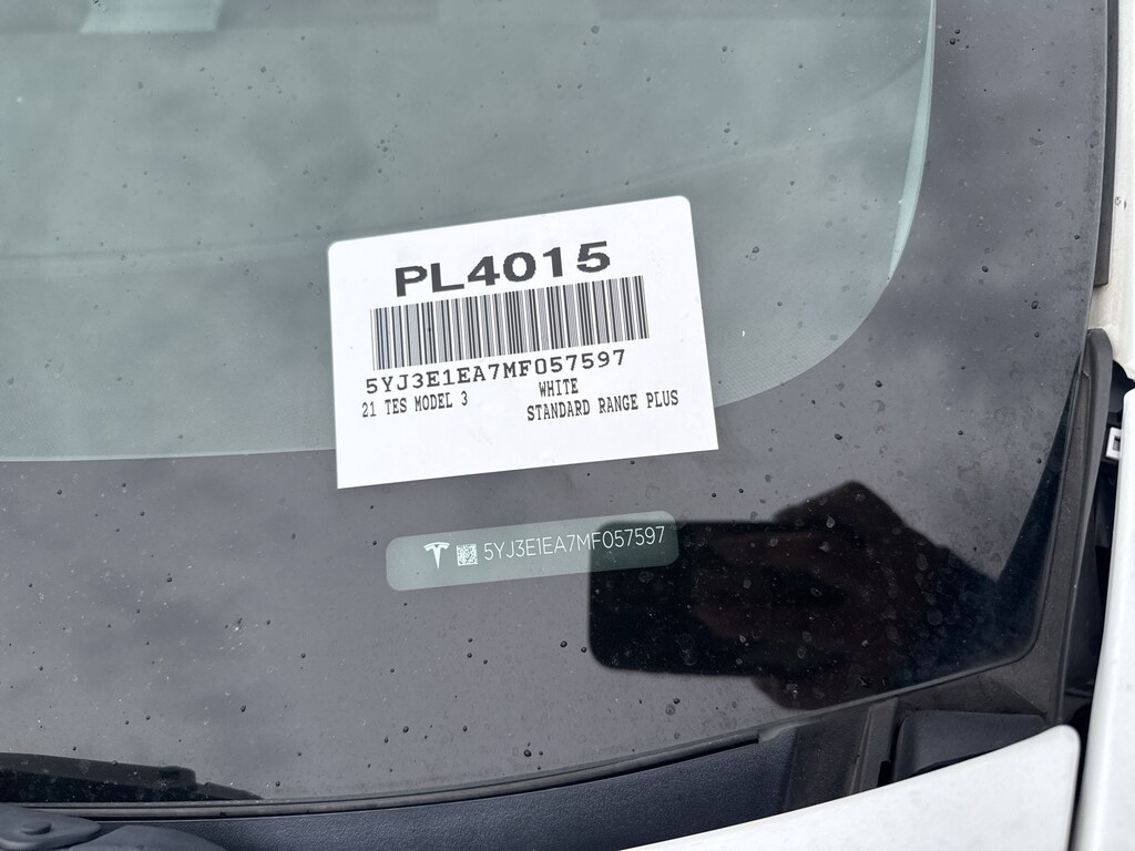 Used 2021 Tesla Model 3 Standard Range Plus Sedan