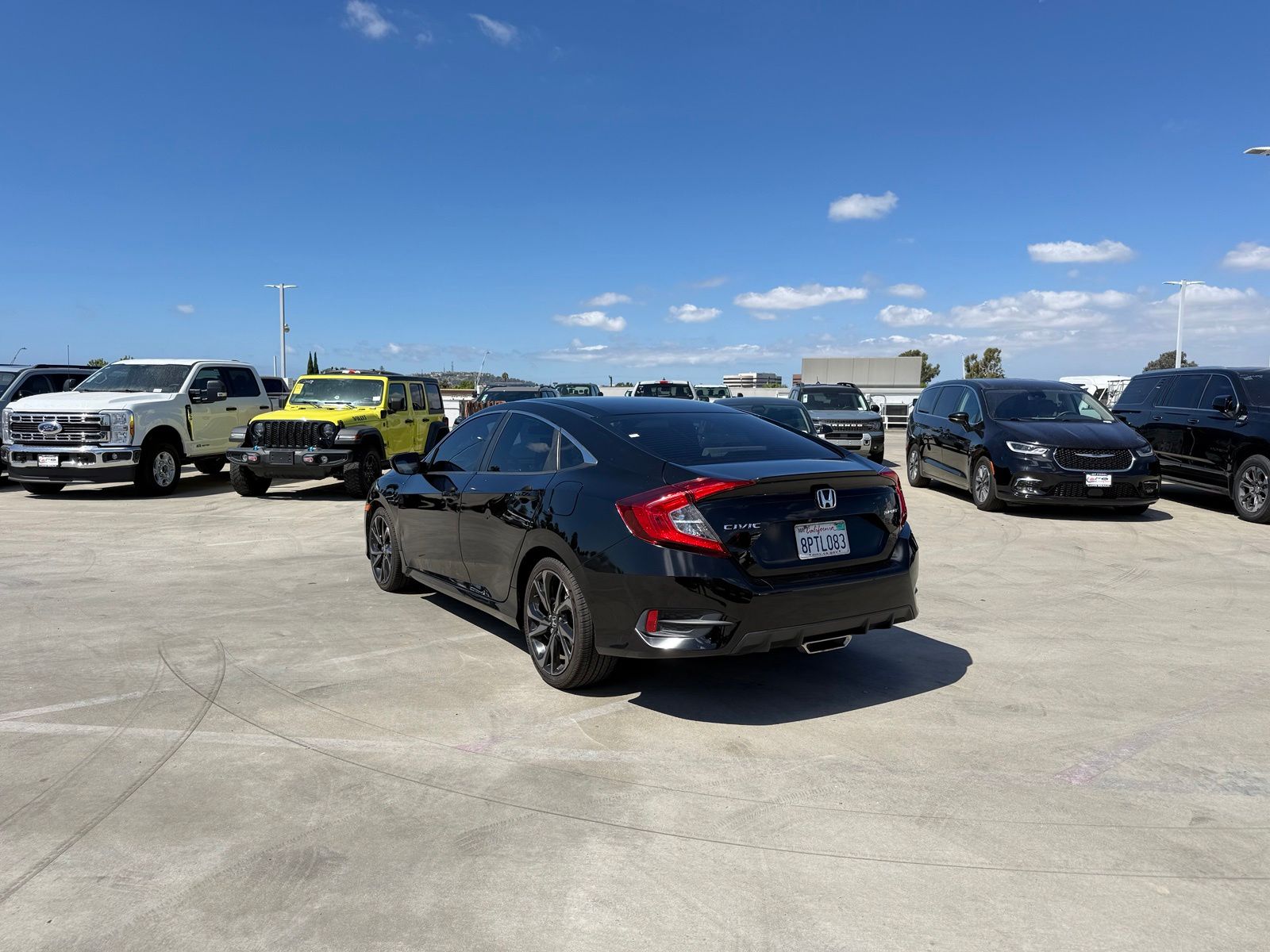 Used 2020 Honda Civic Sport with VIN 2HGFC2F85LH511652 for sale in Long Beach, CA