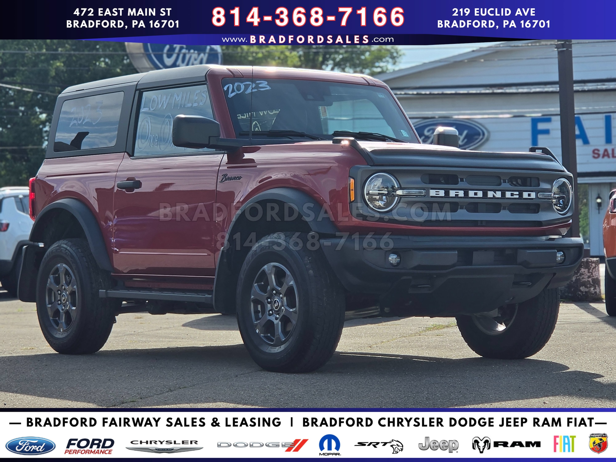 Red 2023 Ford Bronco SUV / Crossover Four-Wheel Drive Automatic