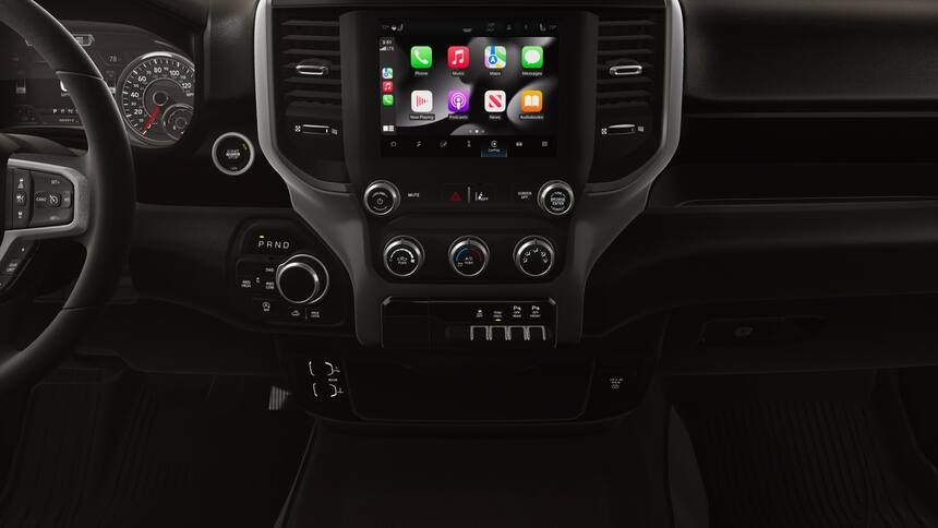  2025 ram 1500 warlock console interior