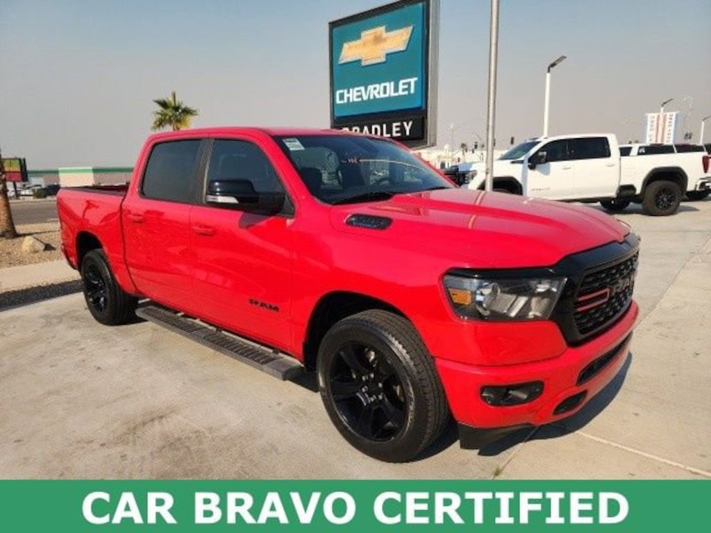 Used 2022 Ram 1500 Big Horn Crew Cab 4x4 57 Box Truck