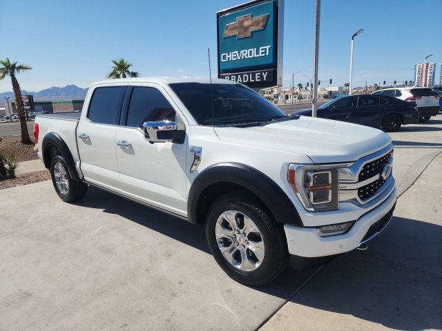 Used 2022 Ford F-150 Platinum with VIN 1FTFW1E80NFB01329 for sale in Parker, AZ