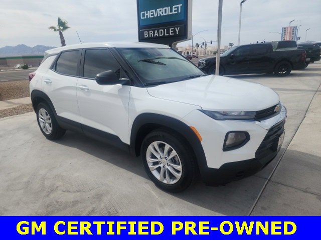 Certified 2022 Chevrolet Trailblazer LS with VIN KL79MMS27NB098955 for sale in Parker, AZ