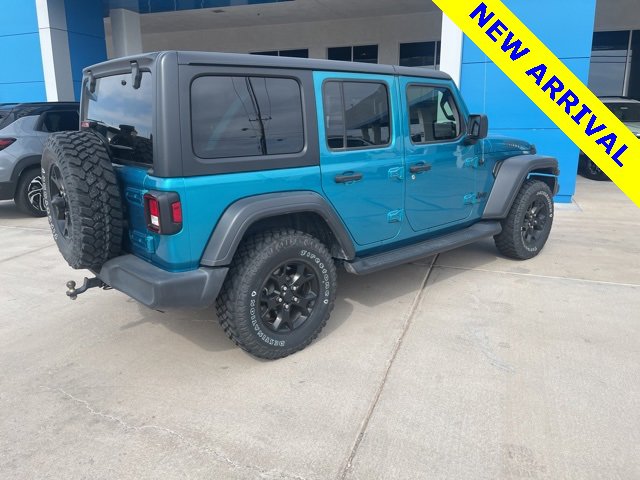Used 2020 Jeep Wrangler Unlimited Willys with VIN 1C4HJXDN9LW219460 for sale in Parker, AZ