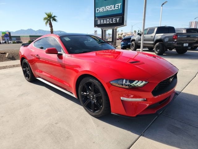 Used 2019 Ford Mustang EcoBoost with VIN 1FA6P8TH5K5112326 for sale in Parker, AZ