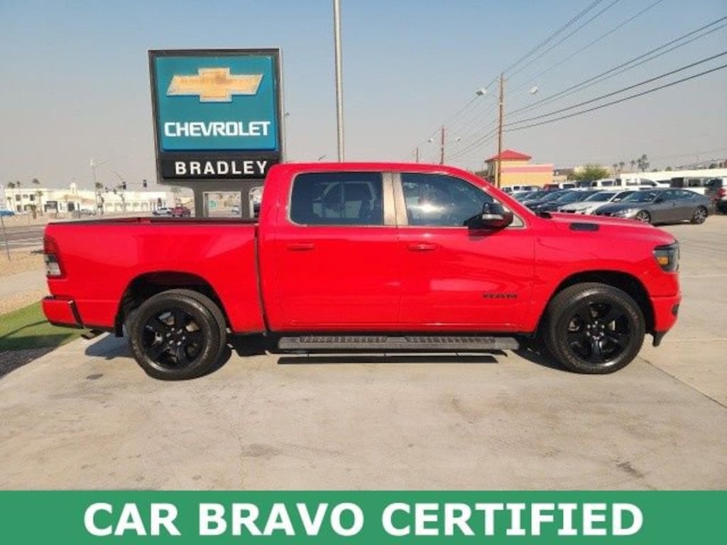Used 2022 Ram 1500 Big Horn Crew Cab 4x4 57 Box Truck