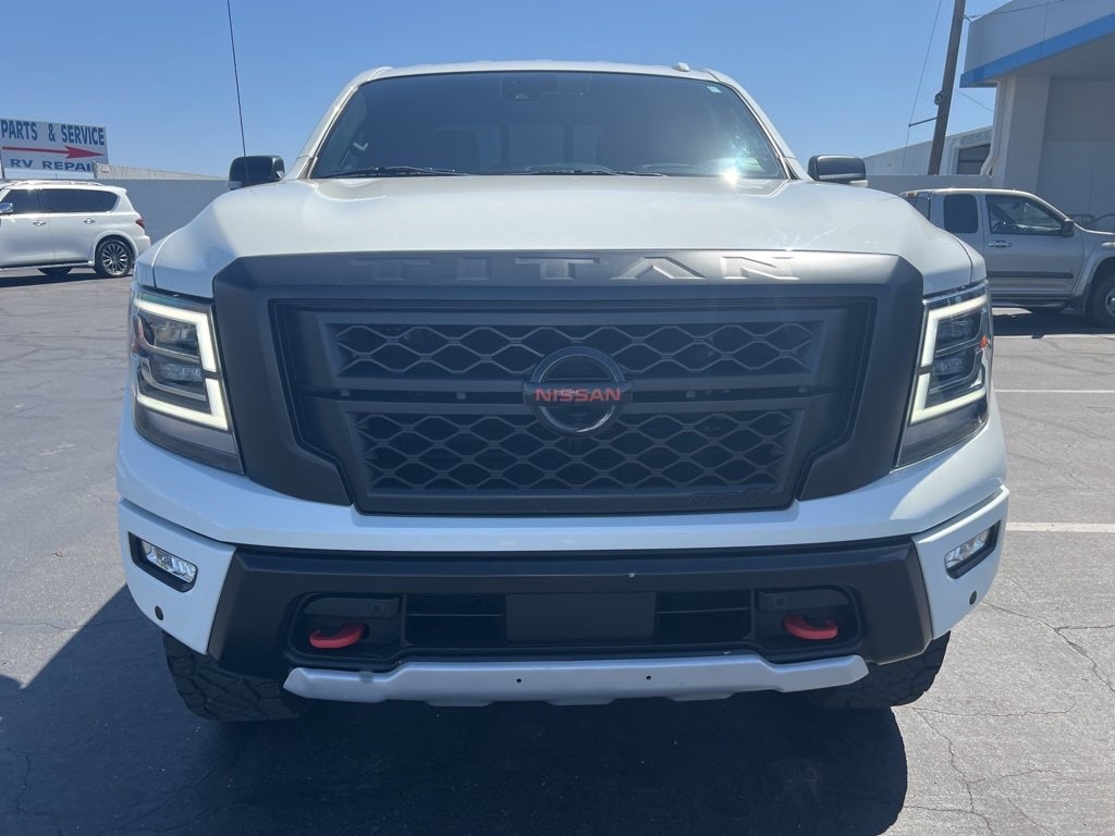 Used 2021 Nissan Titan PRO-4X with VIN 1N6AA1ED8MN505535 for sale in Parker, AZ