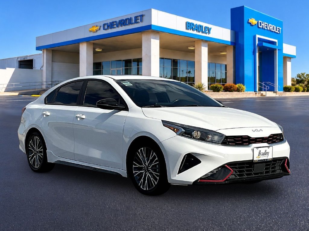 Used 2022 Kia FORTE GT-Line with VIN 3KPF54AD9NE502055 for sale in Parker, AZ