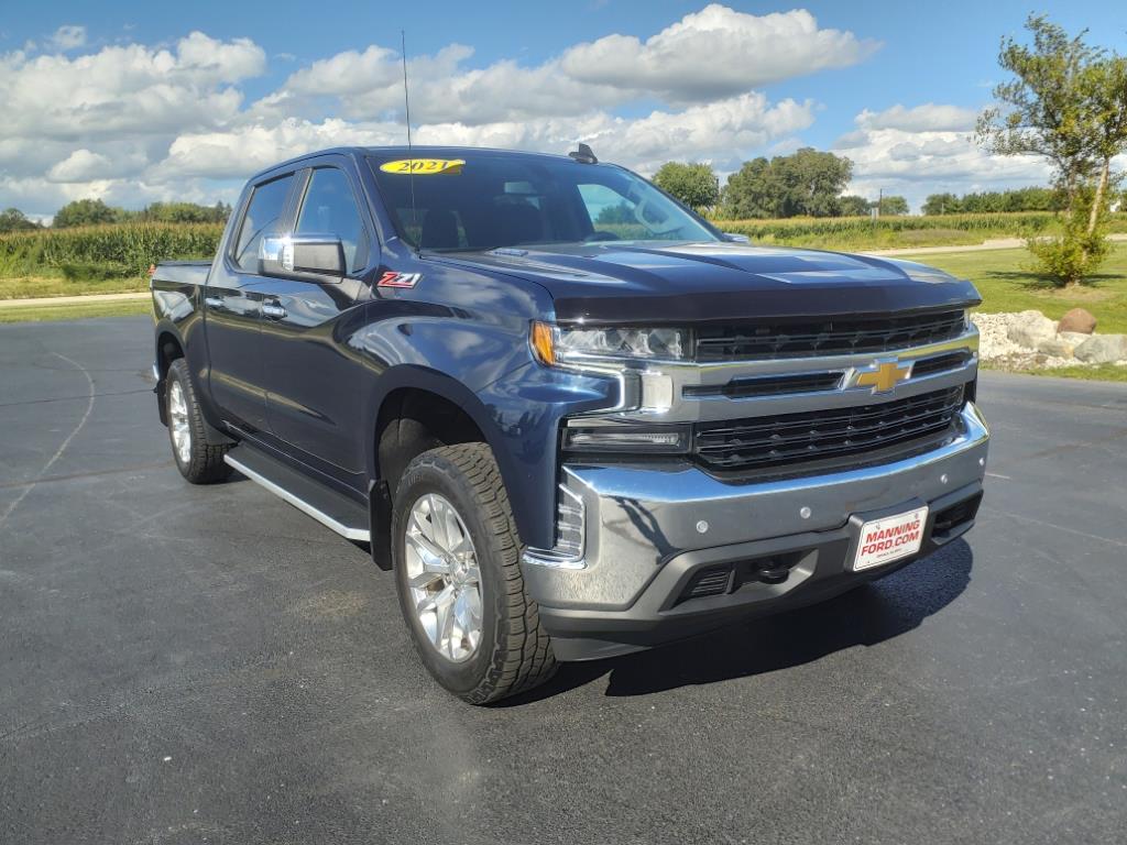 Used 2021 Chevrolet Silverado 1500 LT with VIN 3GCUYDET9MG317944 for sale in Dekalb, IL