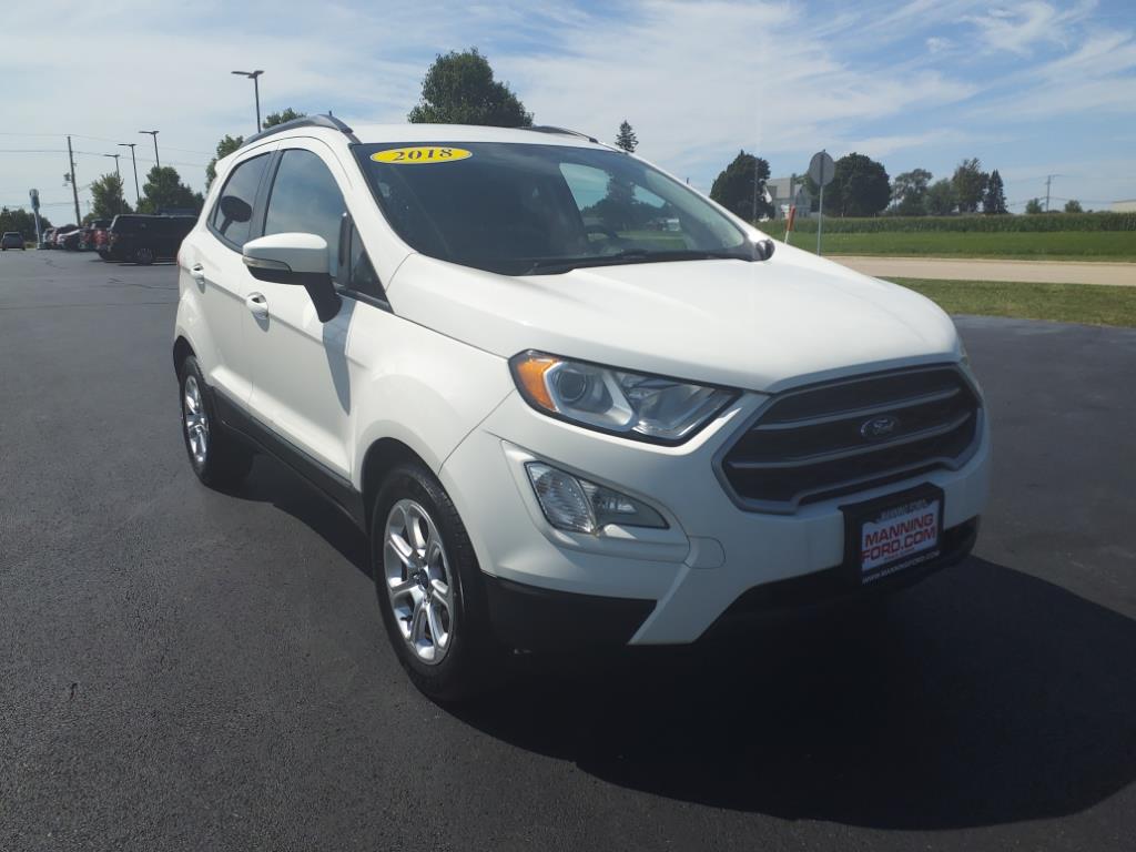 Used 2018 Ford Ecosport SE with VIN MAJ3P1TE3JC201645 for sale in Dekalb, IL