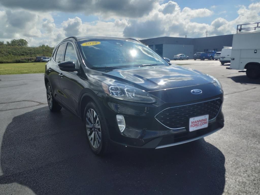 Used 2020 Ford Escape Titanium with VIN 1FMCU9DZ2LUA63947 for sale in Dekalb, IL