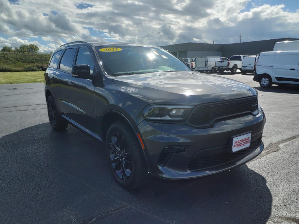 Used 2021 Dodge Durango GT Plus with VIN 1C4RDJDG9MC751322 for sale in Dekalb, IL