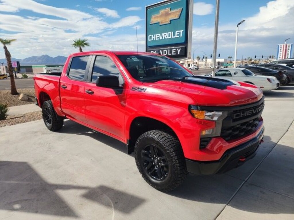 New 2026 Chevrolet Silverado 1500 Custom Trail Boss Truck Crew Cab