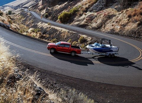New Ford Ranger towing