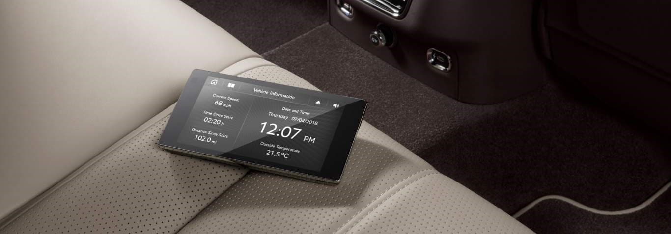 Bentley Bentayga detachable tablet